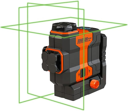 Johnson Level & Tool JLN300-GN3360 Laser Level, Self Leveling, 3x360° Plane Laser with GreenBrite® Technology, Magnetic Base, Hard-shell Carry Case, Lithium Ion Battery, Magnetic Target, Track Mount