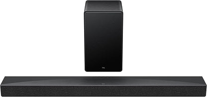 TCL Q65H 5.1 Sound Bar with Wireless Subwoofer for Smart TV | Dolby Atmos DTS:X Auto Room Calibration| 580W Power Bluetooth Home Theater Speaker with Bass | App Control & Remote Control | Latest Model