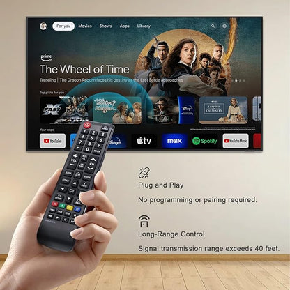 Replacement Remote Control for Samsung TV Remote BN59-01385A, Remote Control Compatible with Samsung TVs: The Frame, Neo QLED, QLED (BN59-01301A)