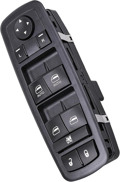 Vurkcy Driver Side Power Window Switch Door Lock Control Button Compatible with 2009 2010 2011 2012 Dodge RAM 1500/2500/ 3500 Quad & Crew Cab Pickup, Double Auto Buttons Replaces 4602863AB, 4602863AC