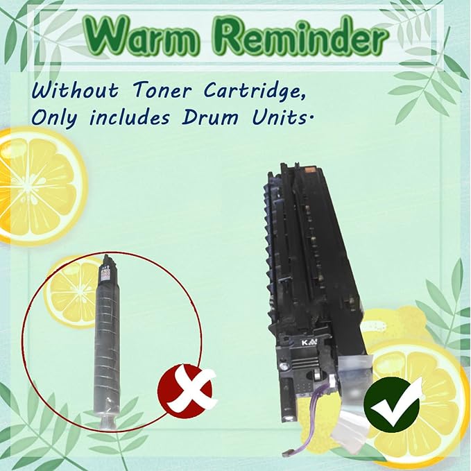 FNTSMA C307 307 Drum Unit Compatible Replacement for Ricoh MP C306 C307 C406 C407 Printer Black