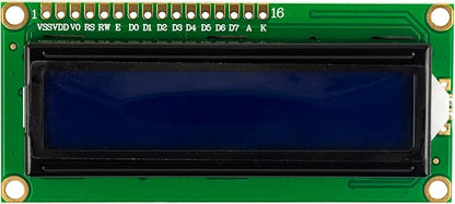 naughtystarts 2pcs 1602A LCD Display Module DC 5V 16x2 Character HD44780 Controller LCM Blue Blacklight for Arduino, Raspberry Pi Pico