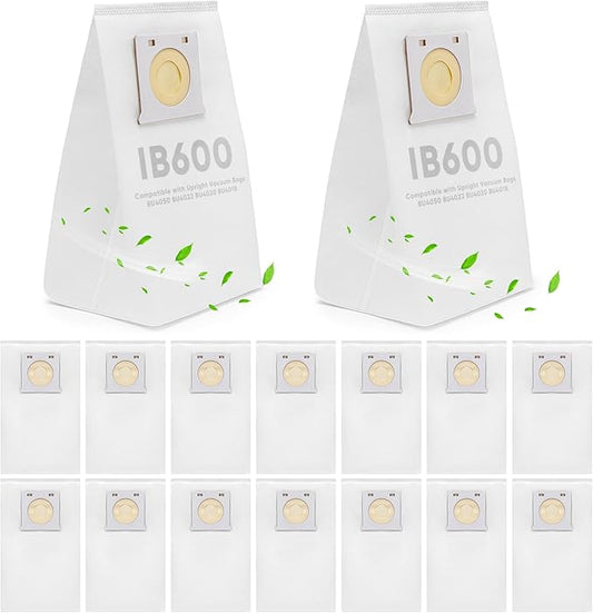 LBLVBNEWD 16 Pack IB600 HEPA Vacuum Bags for Kenmore Intuition Upright Vacuum Cleaner - Compatible with Kenmore Intuition Vacuum Bags BU4018 BU4020 BU4021 BU4022 BU4050