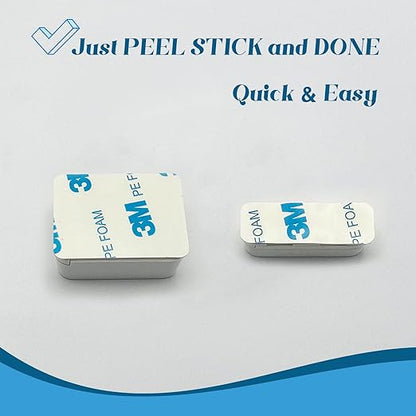 Luxify Replacement Adhesive Pads for SimpliSafe Entry Sensor 10PCS, Pre-Cut Double Sided Tape Compatible with SimpliSafe Door Sensor, Easy Installation & Strong Hold