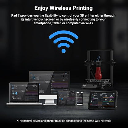 BIGTREETECH PAD 7 Touch Screen Based on Klipper firmware 7 inch Open Source Smart PAD with CB1 Board KlipperScreen for BIQU B1 SE Plus, Voron 2.4, Ender-3 and Most FDM 3D Printers DIY