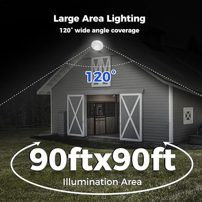 AIKVSXER LED Barn Light 160W Dusk to Dawn LED Outdoor Area Security Light with Photocell 24000LM IP66 Waterproof 6500K Daylight for Yard Street Farm Garden Garage 1 Pack