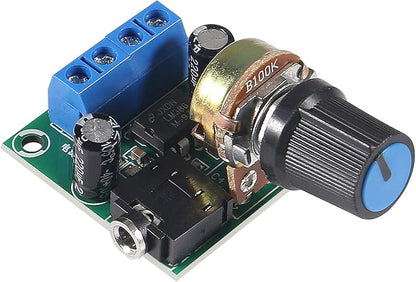 DWEII 4Pcs LM386 10W Mini Power Amplifier Board Audio Amplifier Module DC 3-12V Volume Adjustable Control