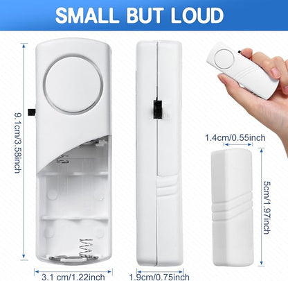 Xuhal 24 Pcs Door Window Alarm for Home Security Bulk Wireless Door Sensors Security Burglar Alarm Anti Theft for Safety, Home, Office, Garage, Apartment