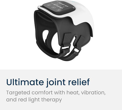 Nobol PhysioFlex Portable Warm Up & Recovery Knee Massager – Cordless Red & Infrared Light, Heat & Vibration Therapy to Restore Comfort, Rebuild Strength & Keep You Moving