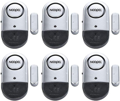 Door Alarms for Kids Safety, 6 Pack 120dB Pool Alarm Sensor for Doors and Windows, Window Alarms for Home Security, Burglar Intruder Entry Alert for Toddlers Personal Security