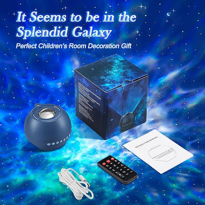 Mood Lighting Gifts for Teens,15 Colors Best Birthday Gift Ideas Teenage/Kid,Bluetooth Speaker with Lights+15 White Noise Sound Machine with Light Projector for Bedroom Teenage Boy Gifts Room Decor
