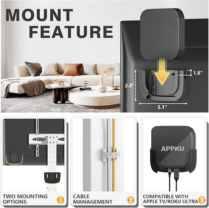 TAVR Universal Floor TV Stand Base for 32-70 Inch TVs up to 110 Lbs with Swivel Height Adjustable Mount, White Tempered Glass Base for Media Storage