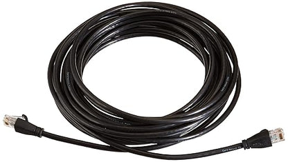 Amazon Basics RJ45 Cat-6 Ethernet Network Cable for Fast Gaming, 1Gbps Transfer Speed, Durable Gold-Plated Connectors, 25 Foot (7.6 Meters), Black