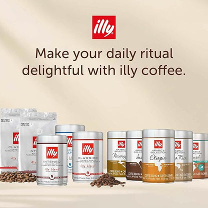 illy Whole Bean Coffee, Etiopa Single Origin Light Roast, 100% Arabica, Premium Italian Coffee, Ideal for Espresso, Drip, Moka and French Press Brewing, 8.8oz, 6 Pack