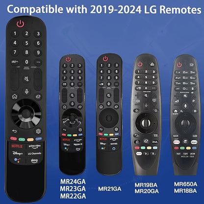 for LG Smart TV Remote,Magic Control with Voice and Pointer Function,AN-MR24GA/MR23GA/MR22GA/MR21GA/MR20GA/MR19GA Replacement for 2019-2024 LG WebOS,OLED,QNED,NANOCell,4K,8K etc.AKB76039902
