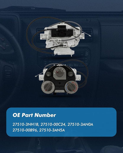 ECCPP 27510-1HM5A Climate Control Module AC Heater Climate Control Panle Switch 2012-2013 for Nissan Versa 2015-2018 for Nissan Micra,2012 for Ford Mustang,2012 for Nissan Versa,2013 for Nissan Versa