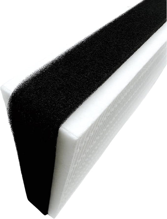 Nispira F1 C01 T02 HEPA Replacement Filter for 3M Filtrete Room Air Purifier FAP-C01-F1, FAP-T02-F1, FAP-C01BA-G1, FAP-T02WA-G1, FAP-ST02W, FAP-ST02N. 12 in. x 6.75 in. Part FAPF-F1-A. 4 Pack