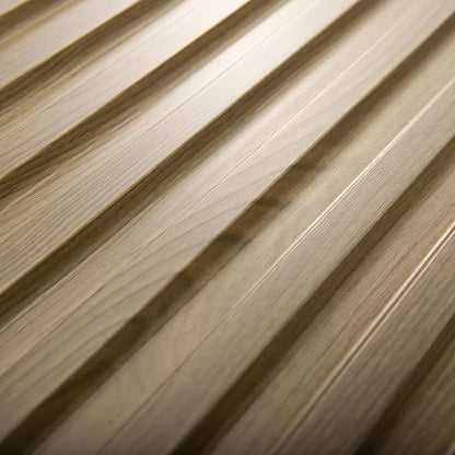 Art3d 12-Pack Slat Design 3D Wall Panels for Interior Wall Decor, 2x4 FT PVC Decorative Drop Ceiling Tiles - Walnut