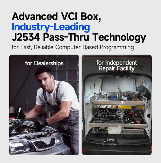 TOPDON J2534 VCI Tool, High-Speed EnhancedJ2534 VCI, J2534 Pass-Thru OEM Functions and Diagnostic Tool, Supports J2534/D-PDU/CAN-FD/DoIP, 8 Vehicle Brands Supported, RLink X7