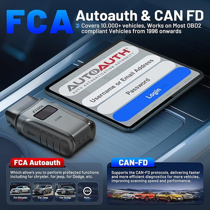 OBD2 Scanner Diagnostic Tool XTOOL Anyscan A30M V2.0, 2026 Wireless Bidirectional Scan Tool with Free Updates, 26 Resets, All System for Android & iPhone, Crank Sensor Relearn, EPB, Throttle Relearn