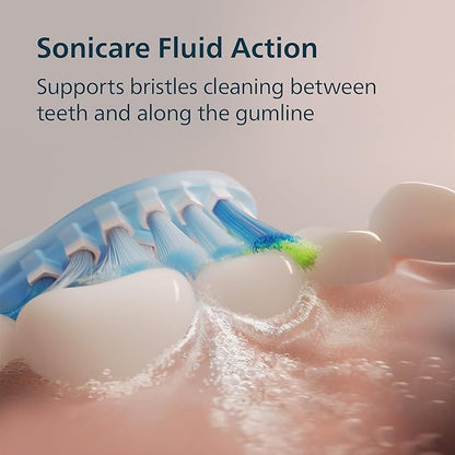 Philips Sonicare 5900 Series Electric Toothbrush - Next-Generation Sonicare Technology, Pressure Sensor, 6 Brushing Settings, SmarTimer, BrushPacer, 21-Day Runtime, White, Model HX7130/02