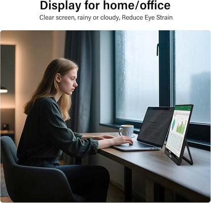 InnoView 16" 240Hz Portable Monitor 2K 2560x1600 100% sRGB Portable Gaming Monitor Supports 120Hz/144Hz/165Hz/180Hz Refresh Rate Monitors Type-C HDMI Laptop Screen Extender for Surface PS5 Switch Xbox