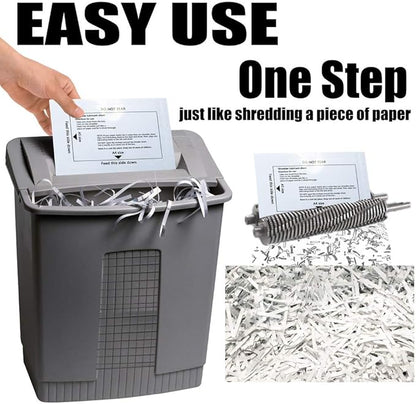 Laffeya Shredder Lubricant Sheets, Paper Shredder Sharpening, Shredder Cleaning Sheets (30 Pack)