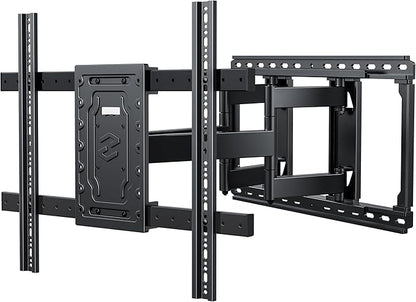 USX MOUNT Heavy Duty Full Motion TV Wall Mount for 60-100 Inch Large TVs, up to 220lbs, Swivel & Tilt, Preassembled TV Mount for 60" 65" 75" 80" 85" 90" 98" 100", Max VESA 800x600mm, Fits 12-24" Studs