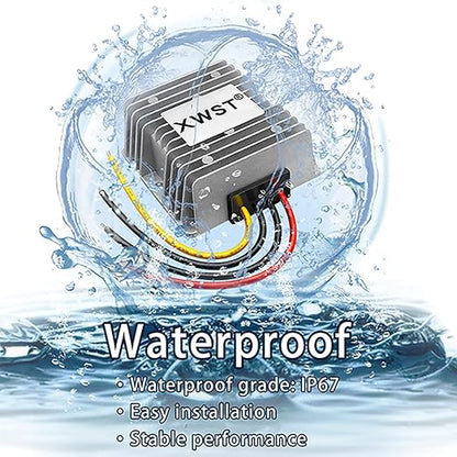 9V-36V to 12V Stabilizer Boost Buck Converter 10A 120W Waterproof Auto Step Up Down Voltage Regulator 12V Volt Transformer Module