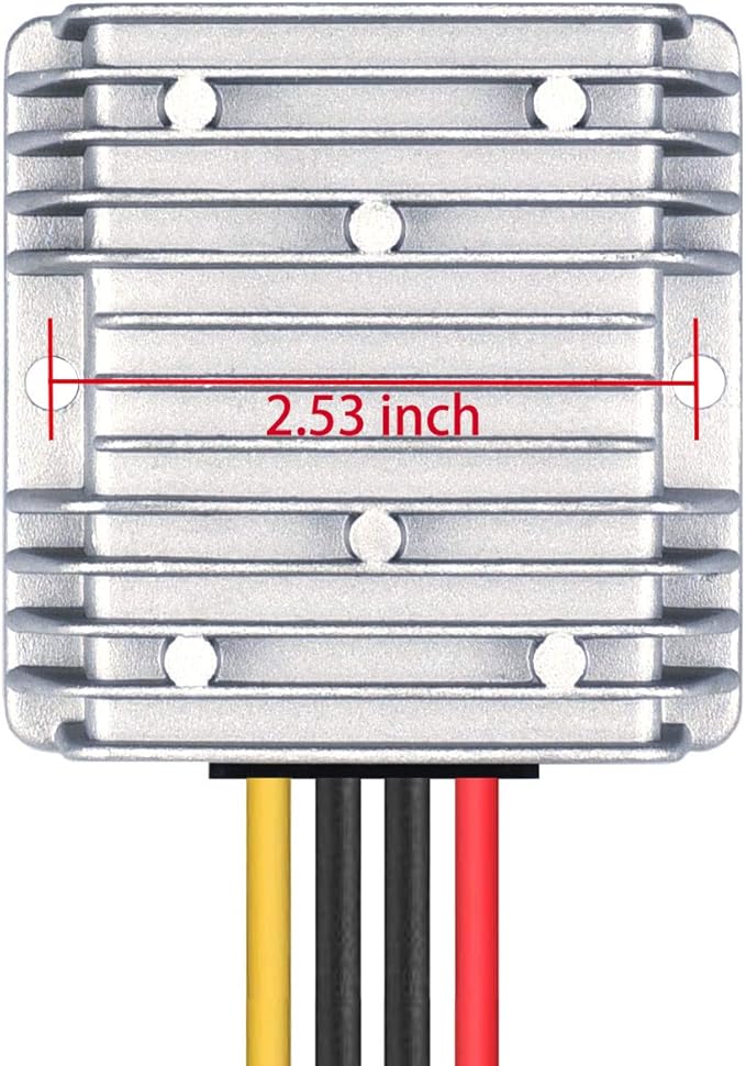 Cllena DC 40V-90V to 12V Converter Voltage Regulator Reducer 48V 60V 72V Step Down to 12V 10A 120W Converter Waterproof Buck Transformer Power Supply for Golf Cart Club Car LED Light