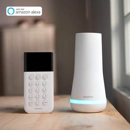 SimpliSafe 9 Piece Wireless Home Security System w/HD Camera - Optional 24/7 Professional Monitoring - No Contract - Compatible with Alexa and Google Assistant