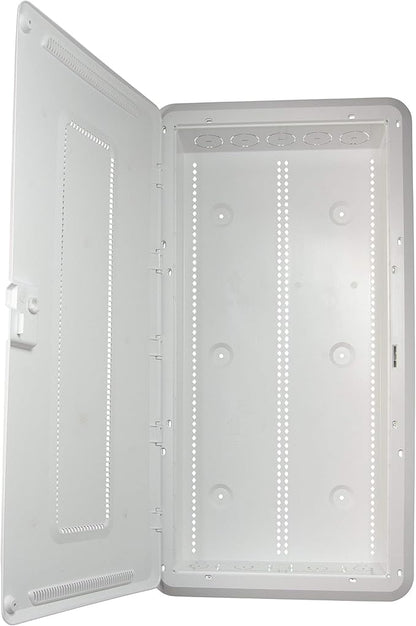Legrand - On-Q 30 Inch Media Enclosure, WiFi Electrical Box, Cable Management Box for Distribution of Networking Service, Recessed Media Box Lets Signal Through, White, ENP3050NA