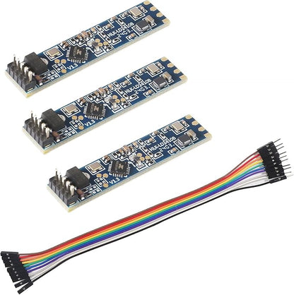 XIITIA 3pcs HLK-LD2410B-P Human Presence Radar Module with Pins Bluetooth LD2410B LD2410 Human Radar Sensor Board with 10Pin 20CM Cable