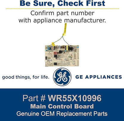 GE WR55X10996 Genuine OEM Main Control Board Assembly for GE Refrigerators