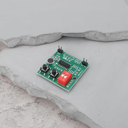 Create idea 2Pcs 35s Recordable Voice Module DIY Sound Recording Chip with LED Indicator Supports External Flash Greeting Card Box Sound Player