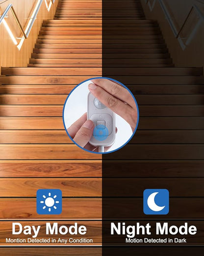 Feuymoent Motion Sensor LED Strip Light - Cabinet Strip Lights with 24W Plug, Dimmer and Timing, Indoor Light Strips for Kitchen Cabinets, Stair, Under Bed, Showcase, Bedroom, 9.84ft 6000K ColdWhite