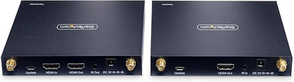 StarTech.com Wireless HDMI Extender, 4K 60Hz, Transmitter and Receiver Kit, Up to 165ft (50m), No Line-of-Sight Required