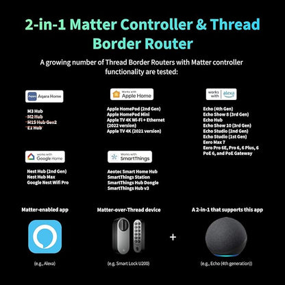Aqara Smart Lock U200 (Fingerprint Keypad Included), Matter Over Thread, Keyless Entry Door Lock with Apple Home Key and Rechargeable Battery, Supports Apple Home, Alexa and SmartThings, Silver