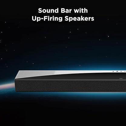 TCL Q75H 5.1.2 Sound Bar with Wireless Subwoofer for Smart TV | Dolby Atmos DTS:X Auto Room Calibration | 620W Power Bluetooth Home Theater Speaker | App Control & Remote Control | Latest Model