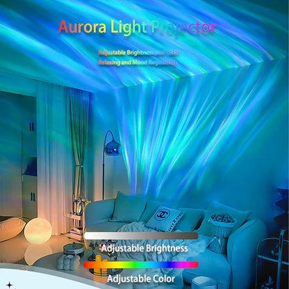 Northern Lights Projector, 16 Colors Plug in Aurora Light Projector & Mood Lighting Galaxy Lamp, App Remote Night Light for Bedroom, Gift for Teenage Girls Room Decor(Plug in)