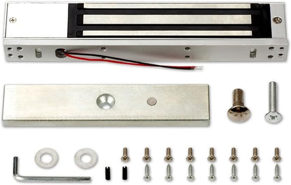 MENGQI-CONTROL TCPIP 2 Doors Magnetic Lock(600LBS) Access Control Systems Request to Exit Detector Motion Sensor 110V Metal Power Supply Box+Card & Fobs