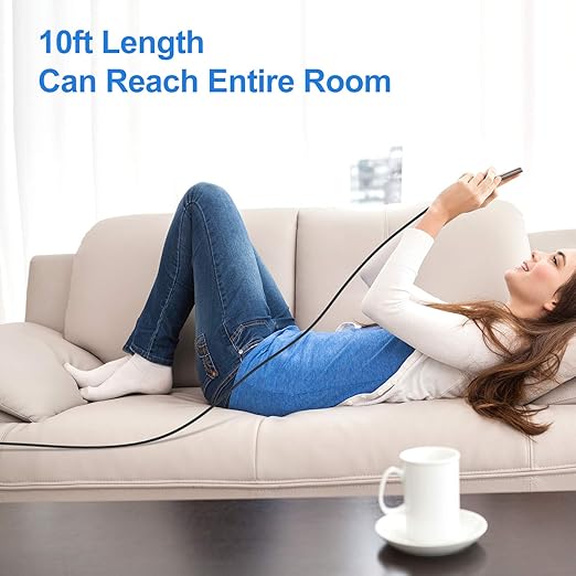 Durcord USB C to USB C Cable, 2Pack 100W 10ft USB C Charger Cable Fast Charging for Android/Phone/Pad, Type C to Type C Charger Braided USB Cable Compatible with Phone 16/15 Pro Plus Max Orange