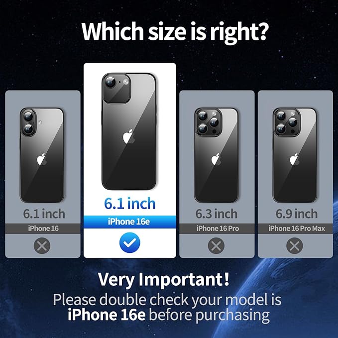 Camera Stand Case for iPhone 16E, [Compatible with Mag Safe] [Lens Cover] 2024 Version Military Grade Protective Soft Case for iPhone 16E 6.3 inch Men Women, Black