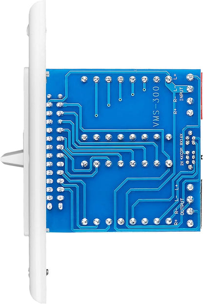OSD Audio 300W in Wall Volume Control Impedance Matching for Home Speakers, Slider White VMS300