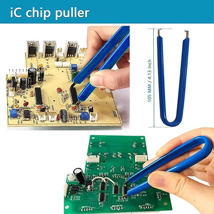 IC Chips kit Minidodoca 173 pcs 20 Values Chip Assortment Set+12 pcs Sockets;Integrated Circuits op amp kit 555 Timer IC Included NE555,LM358, LM324, LM393, LM339, NE5532, LM386,UA741,IC Plier etc