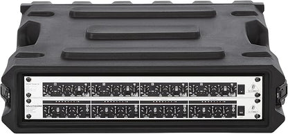 Gator Cases Pro Series 2U Rack Case with Standard 19" Depth, Roto Molded Made in USA (G-PRO-2U-19)