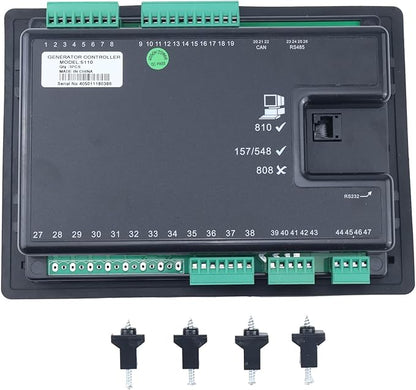 NETYANPI Auto Generator Controller Module Panel DSE5110 with Back-lit LCD Display Compatible with Deep Sea 5110 Diesel Generator Controller Control Module