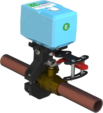 EcoNet Controls EVC200-HCSML The Bulldog Valve Robot, Z-Wave Water Valve, Smart Home Controller Required, Easy to Install and No Plumbing Required, Valves up to 1.5"