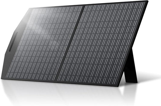 ALLPOWERS SP027 100W Foldable Solar Panel,23% Efficient IP67 Waterproof for Power Station, Camping, RV&Home Use, Compact Portable Design（SP027-100W