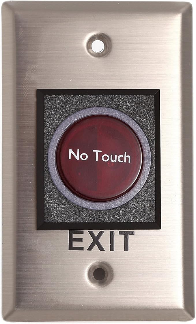 MENGQI-CONTROL 2 Door Access Control Board System 600lbs Electromagnetic Lock Infrared NoTouch Exit Button Keypad Reader 110~240V Power Supply Box USB Enroll Reader Card Key Fob APP remotely Open Door